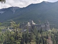 26. Blick auf das Banff Springs Hotel