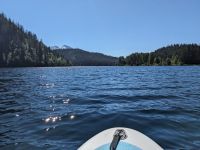 101. Stand-Up-Paddleboard im Tyax Resort, Kanada