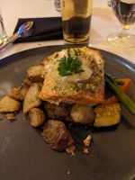 104. Abendessen im Tyax Resort, Kanada