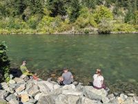 112. Picknickspot mit Bärensichtung bei Lillooet, Kanada