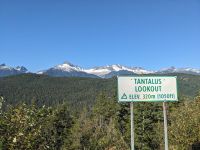 123. Tantalus Lookout auf dem Highway 99 in Richtung Squamish