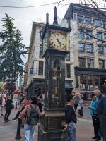 203. Gastown mit Steam Clock Vancouver, Kanada