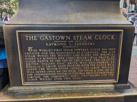 204. Gastown mit Steam Clock Vancouver, Kanada