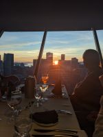 218. Abschlussabendessen im Drehrestaurant des Turms von Vancouver