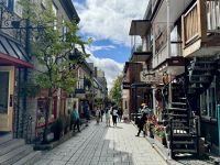 3. Tag – Stadtrundfahrt/-rundgang in Québec – Untere Altstadt – Rue du Petit Champlain