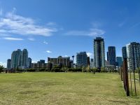 8. Tag – Niagara Falls bis Banff – Calgary – Aussicht vom Fort Calgary auf die Skyline
