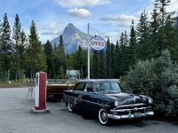 8. Tag – Niagara Falls bis Banff – Historische Tankstelle am Johnston Canyon