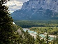 10. Tag – Banff bis Kamloops – Fotostopp an den Hoodoos mit Blick auf das Bow Valley