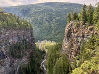 11. Tag – Kamloops bis Clearwater – Wells Gray Park – An den Spahats Falls