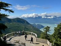 13. Tag – Whistler bis Parksville – Sea to Sky Gondola – Aussicht auf den Howe Sound