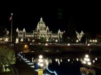 16. Tag – Victoria bei Nacht – Parlament und Inner Harbour