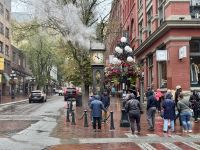 18. Tag – Stadtrundfahrt Vancouver, Teil 2 – Dampfuhr in Gastown
