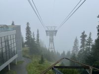 18. Tag – Ausflug in den Norden Vancouvers – Seilbahn auf den Grouse Mountain bei Nebel