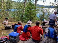 Gemuetlichkeit nach dem ersten Paddelversuch &ndash; &copy; Elisabeth Fox-Maerki (Eberhardt TRAVEL)