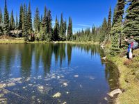 Balsam Lake mit Spiegelung &ndash; &copy; Elisabeth Fox-Maerki (Eberhardt TRAVEL)