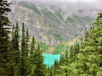 Nur ein Blick auf Lake Louise von oben &ndash; &copy; Elisabeth Fox-Maerki (Eberhardt TRAVEL)