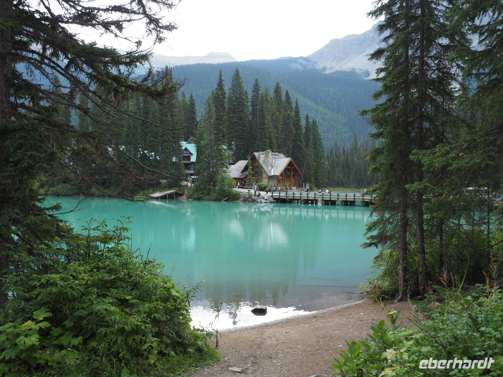 P8260083.JPG, Emerald Lake, türkis ist die Farbe der Gletscherseen