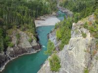 P1010280.JPG, beeindruckender Hagwilget Canyon