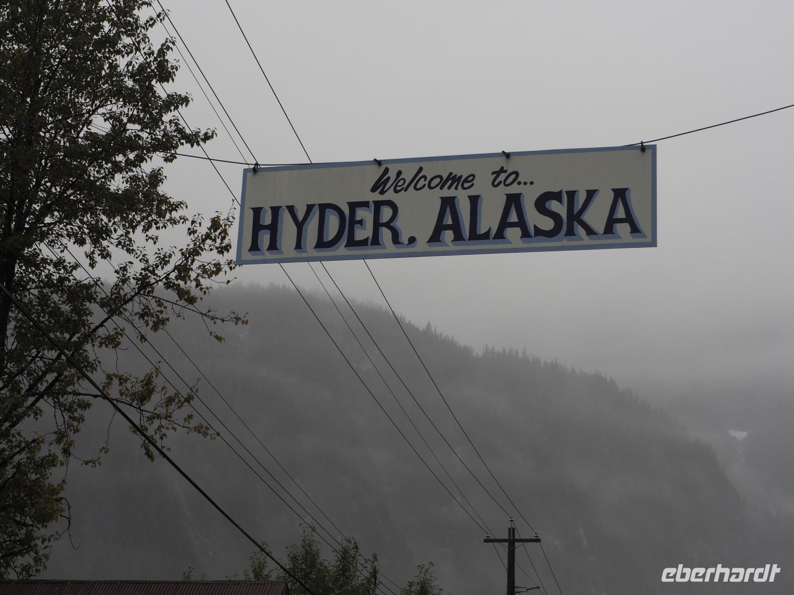 P1010285.JPG, Hyder hätte uns ruhig mit etwas freundlicherem Wetter begrüßen können