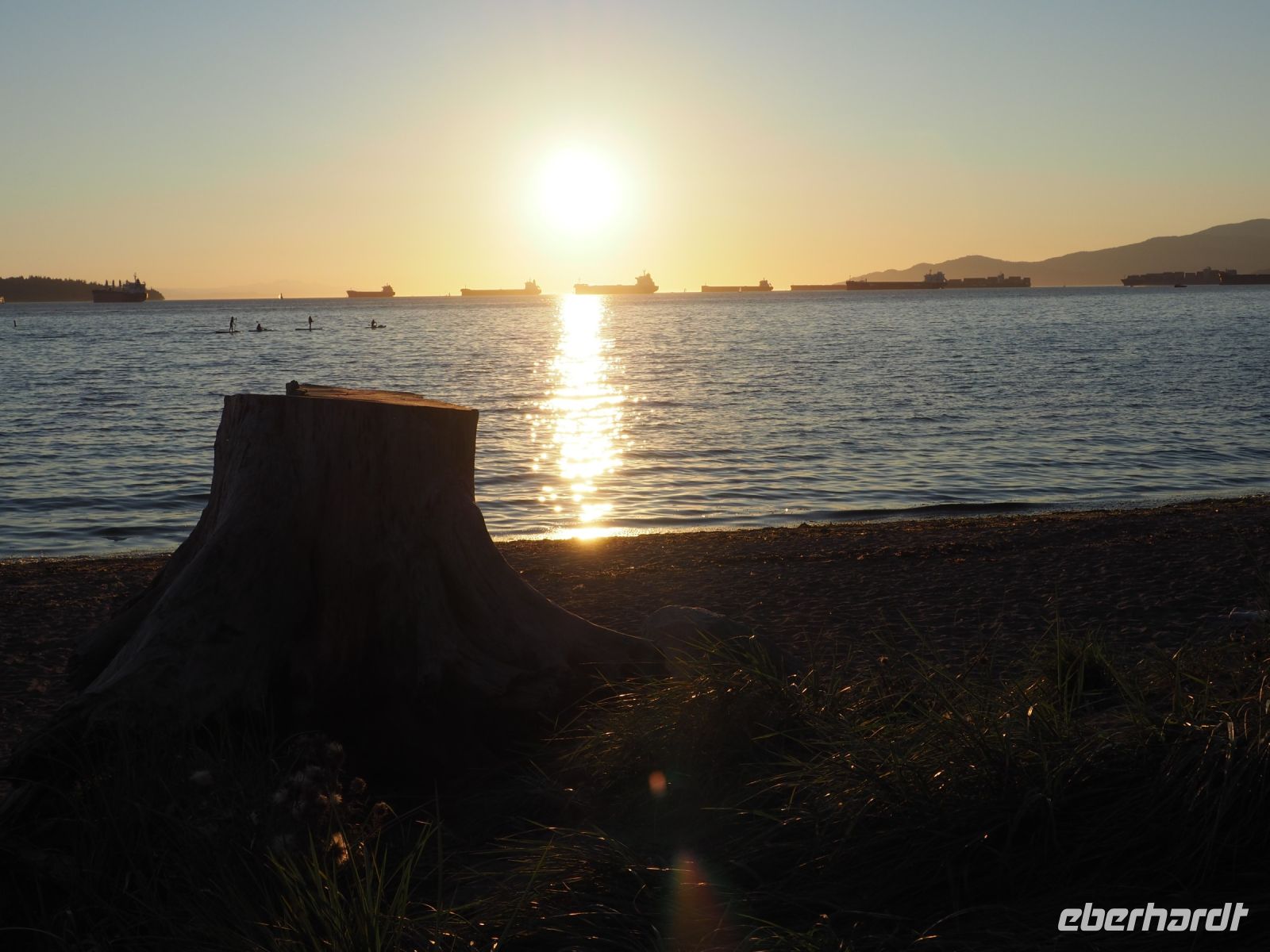 P1010542.JPG, Sonnenuntergang an der English Bay