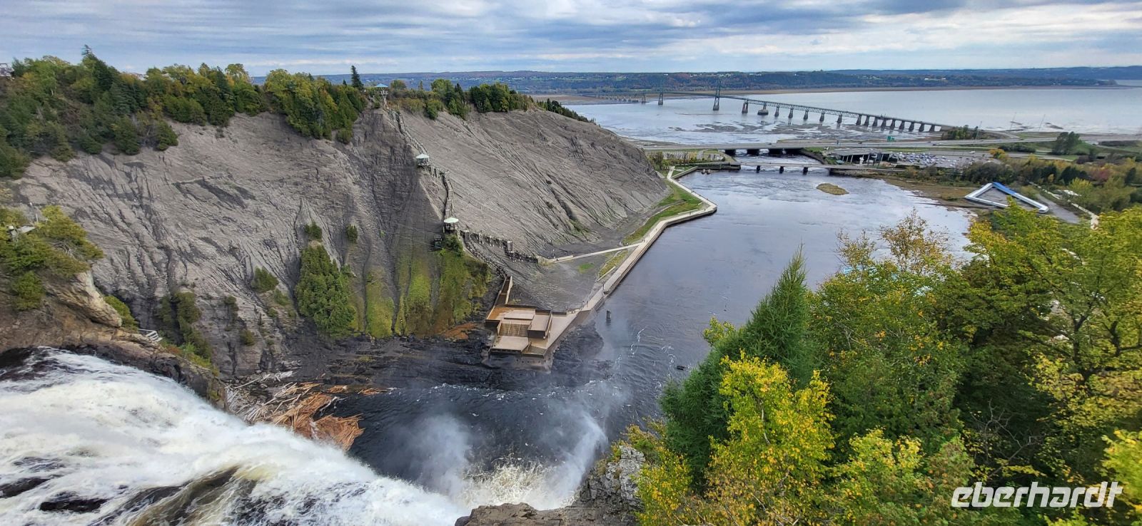 144 Blick auf St. Lorenz Strom bei Ebby