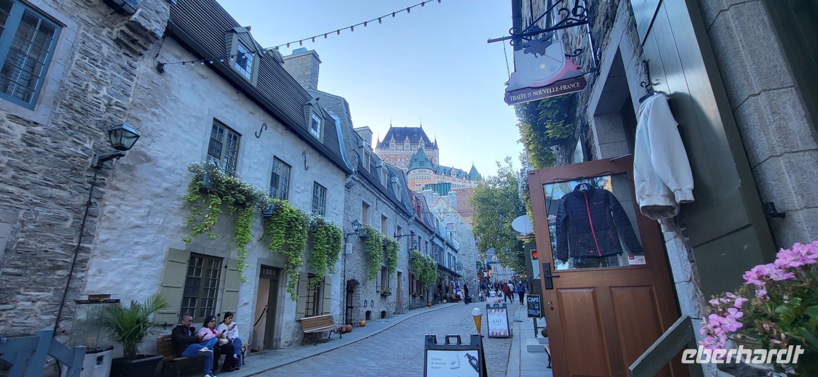 224 Spaziergang durch die Altstadt Quebecs