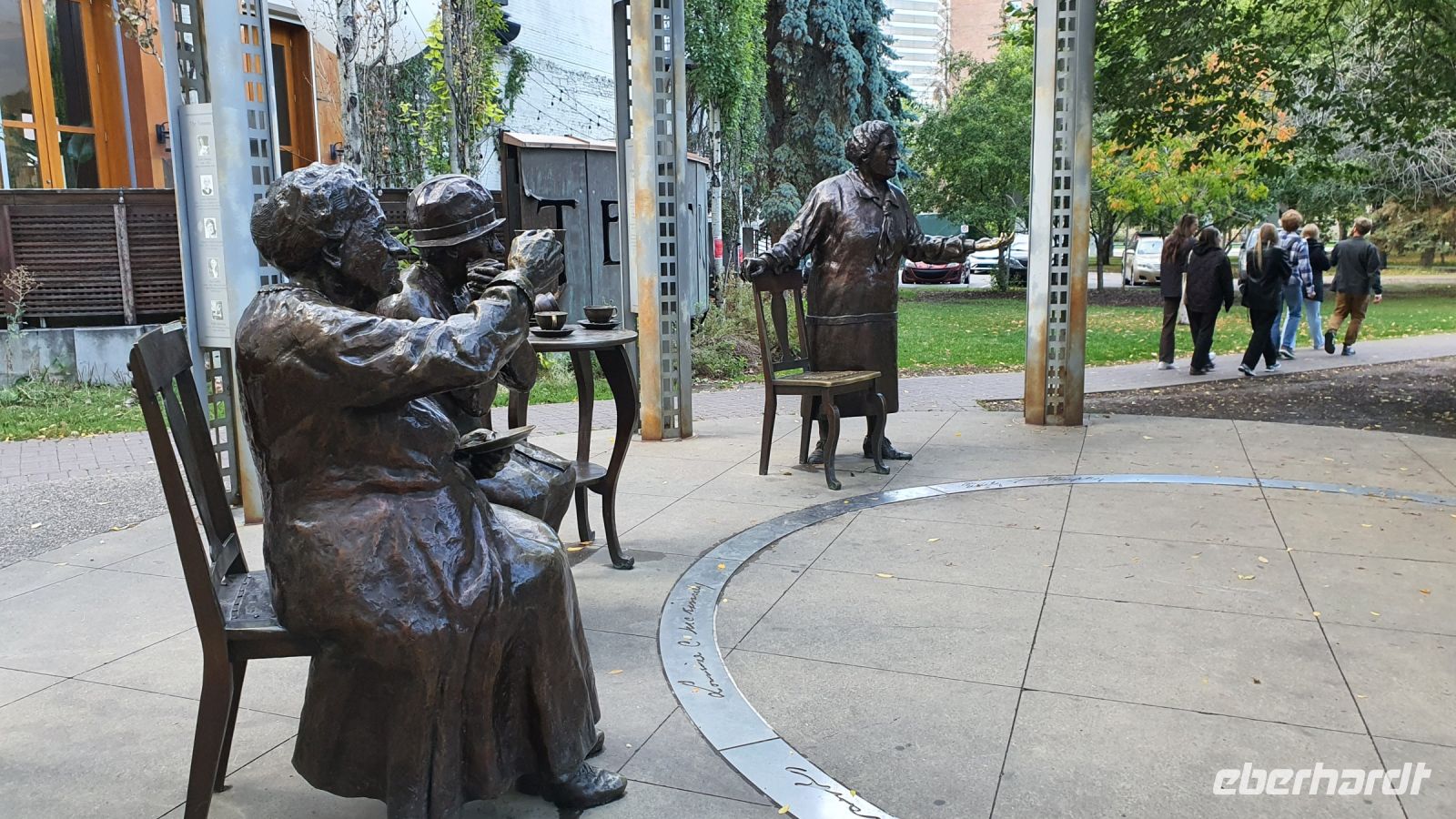 Spaziergang in Calgary - Frauenrecht-Denkmal