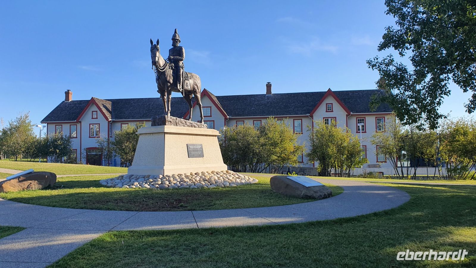 James Macleod Denkmal im Fort Calgary