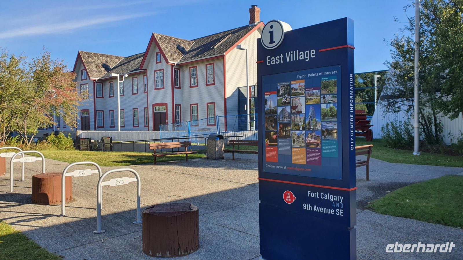 Kasernengebäude der North-West Mounted Police am Fort Calgary
