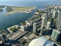 2. Tag – Toronto bis Niagara Falls – Stadtrundfahrt Toronto – Aussicht vom CN Tower