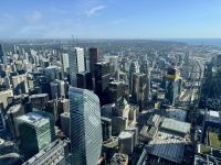 2. Tag – Toronto bis Niagara Falls – Stadtrundfahrt Toronto – Aussicht vom CN Tower