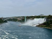 2. Tag – Toronto bis Niagara Falls – Blick vom Aussichtspunkt „Table Rock“ auf die American Falls