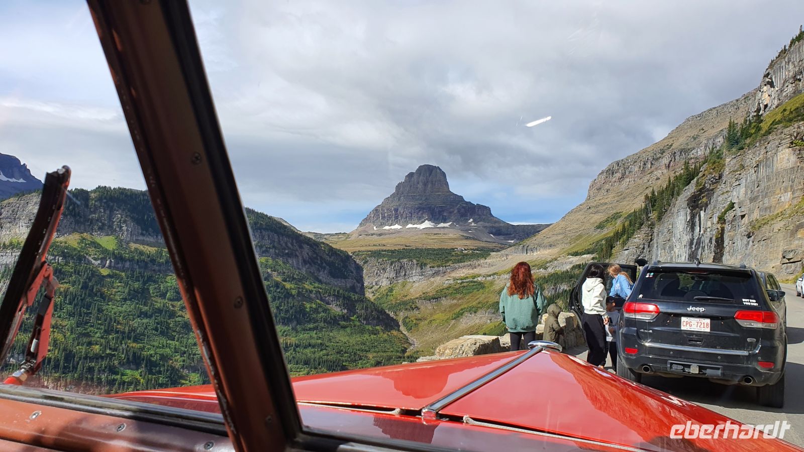 Red-Bus-Tour im Glacier-Nationalpark in Montana