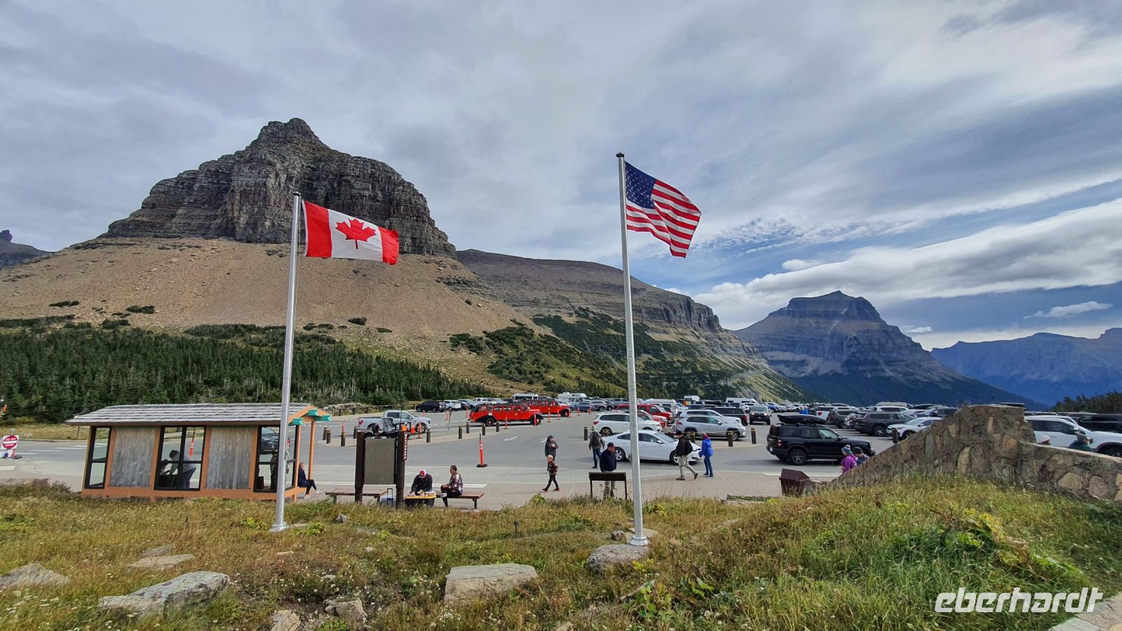 Waterton-Glacier internationaler Friedenspark zwischen Kanada und USA