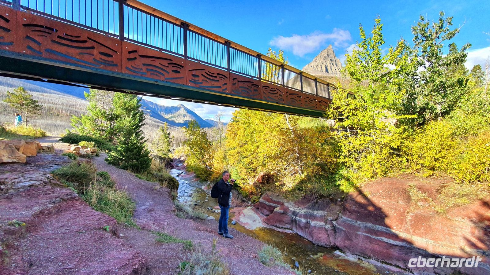 Morgenspaziergang am Red Rock Canyon im Waterton-Lakes-Nationalpark