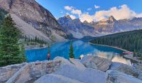 Moraine Lake im Banff-Nationalpark