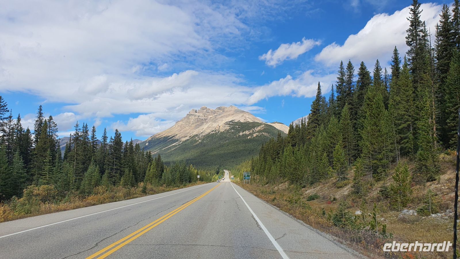 Panoramastraße Icefield's Parkway zwischen Banff und Jasper