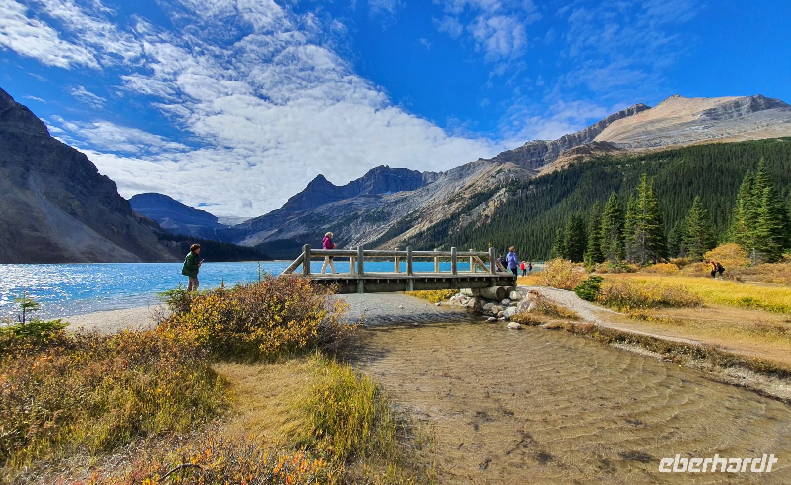 Kleine Wanderung am Bow Lake