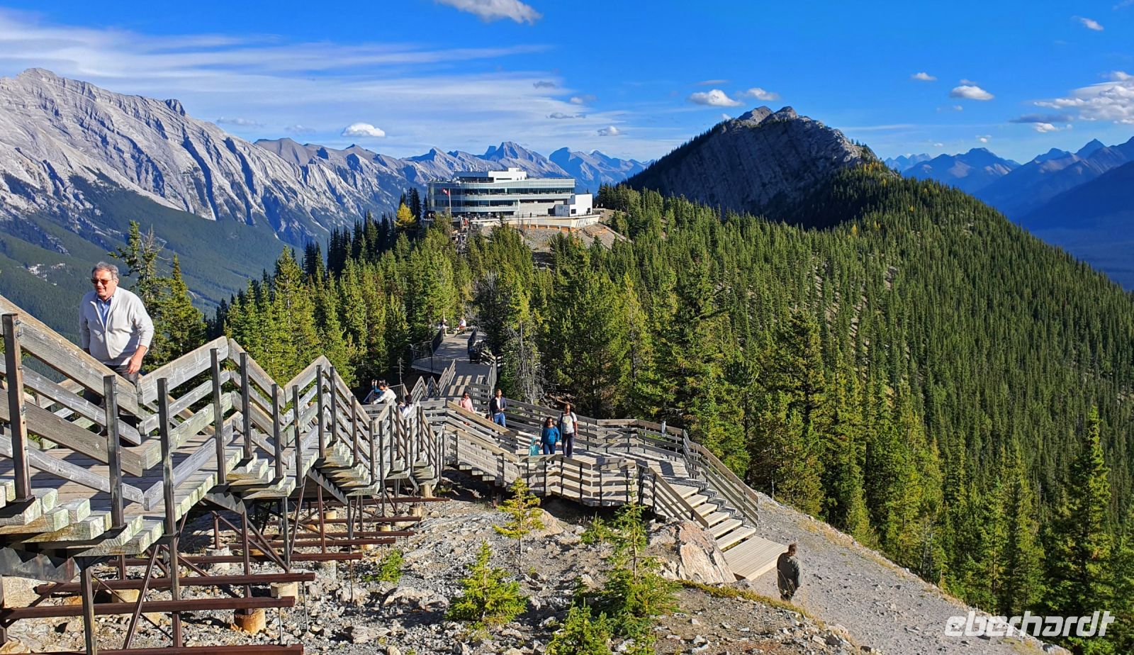 Spaziergang auf dem Sulphur Mountain