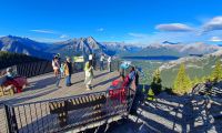Aussichtsplattform auf dem Sulphur Mountain - Banff