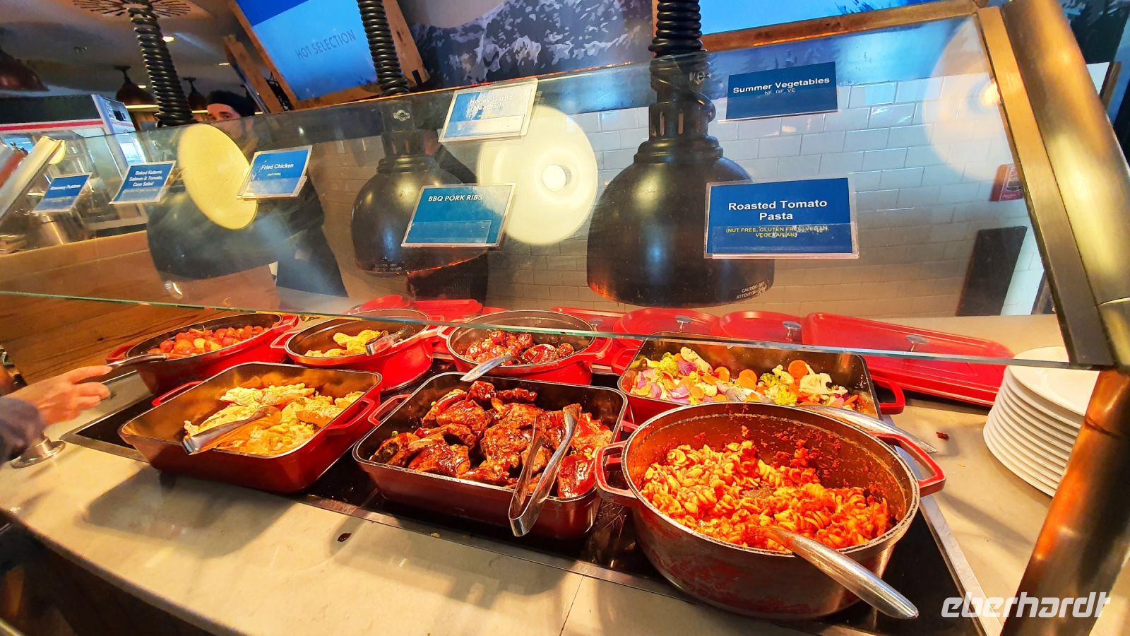 Abendessen im Panorama-Restaurant Northern Lights auf dem Sulphur Mountain