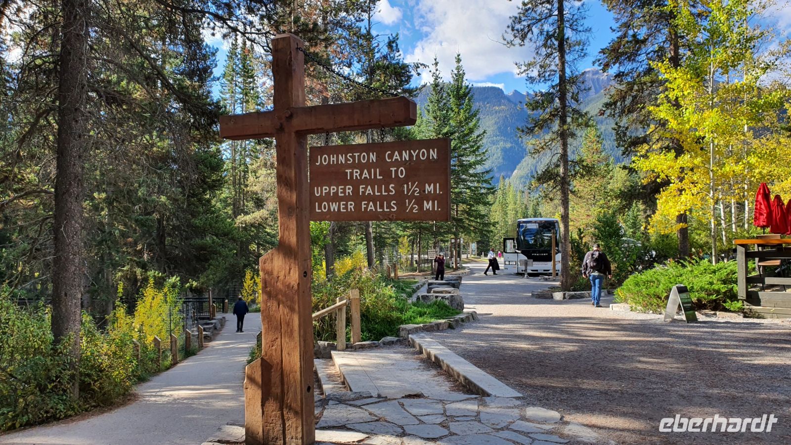 Wanderung im Johnston Canyon - Banff-Nationalpark