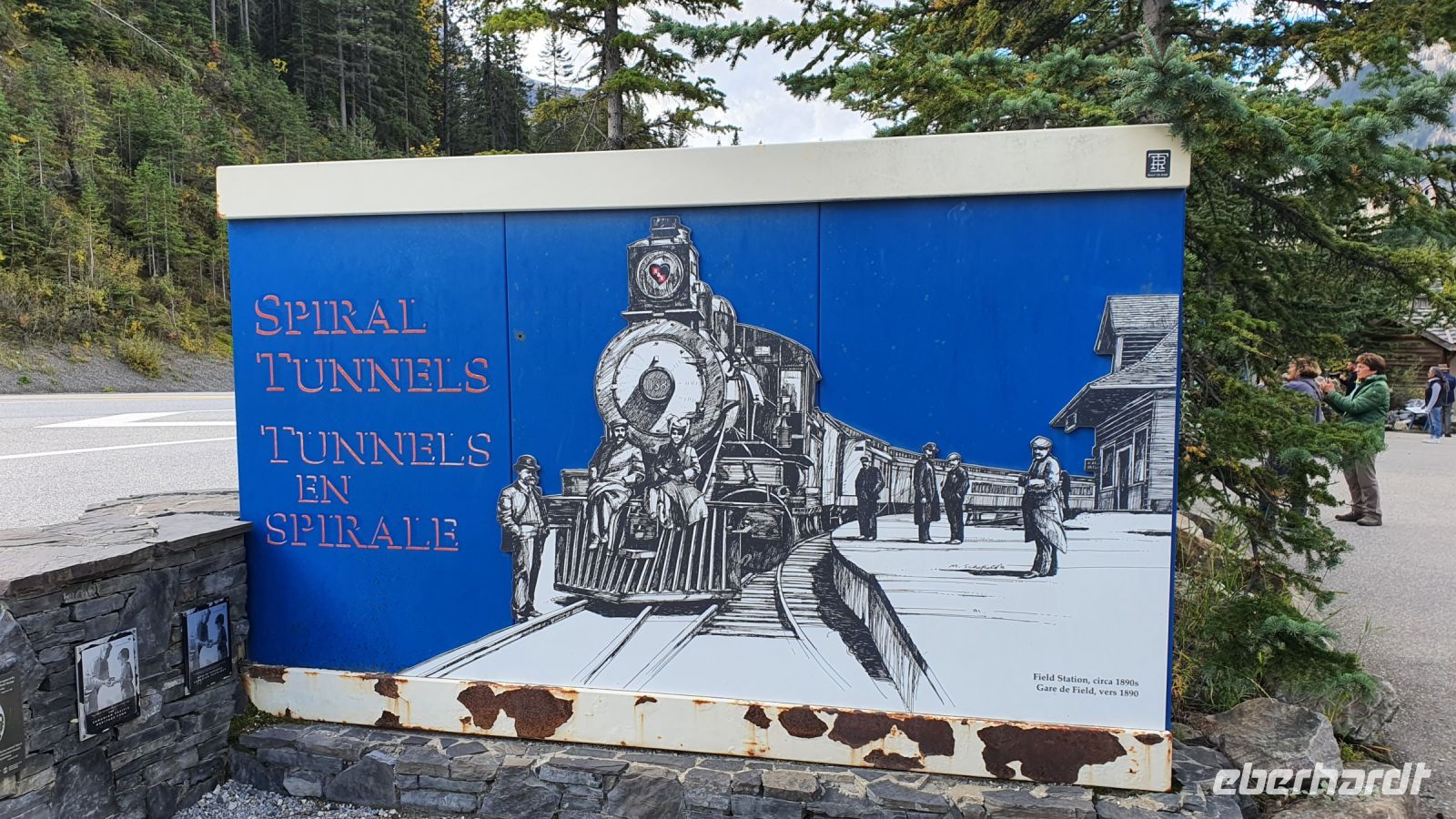 Spiral Tunnel am Kicking Horse Pass