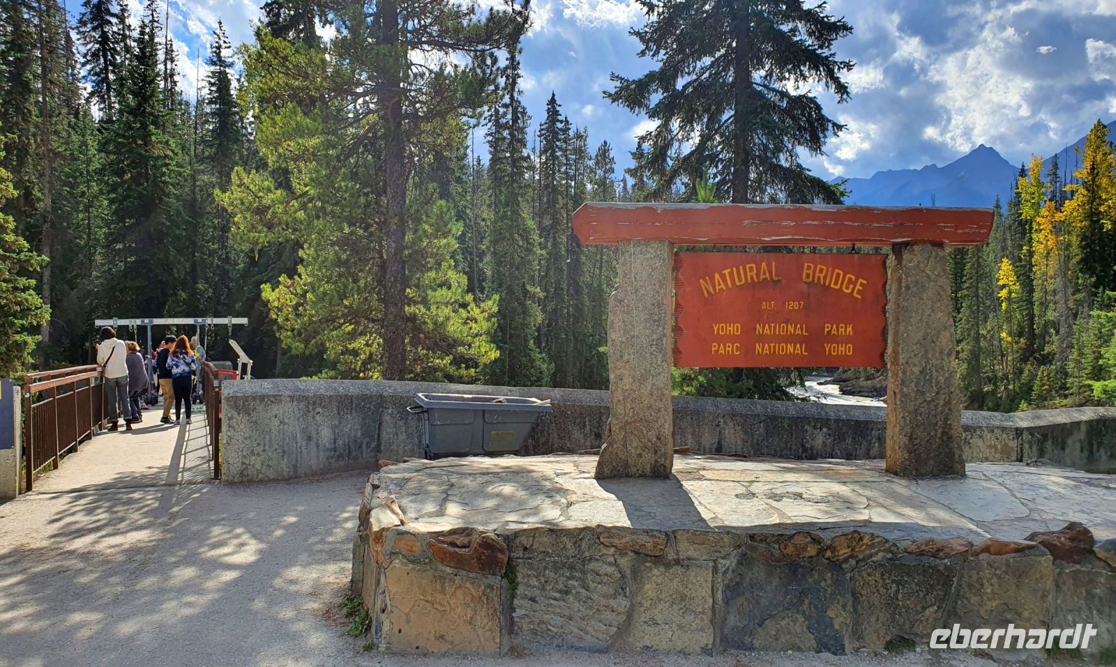 Natural Bridge im Yoho-Nationalpark - British Columbia