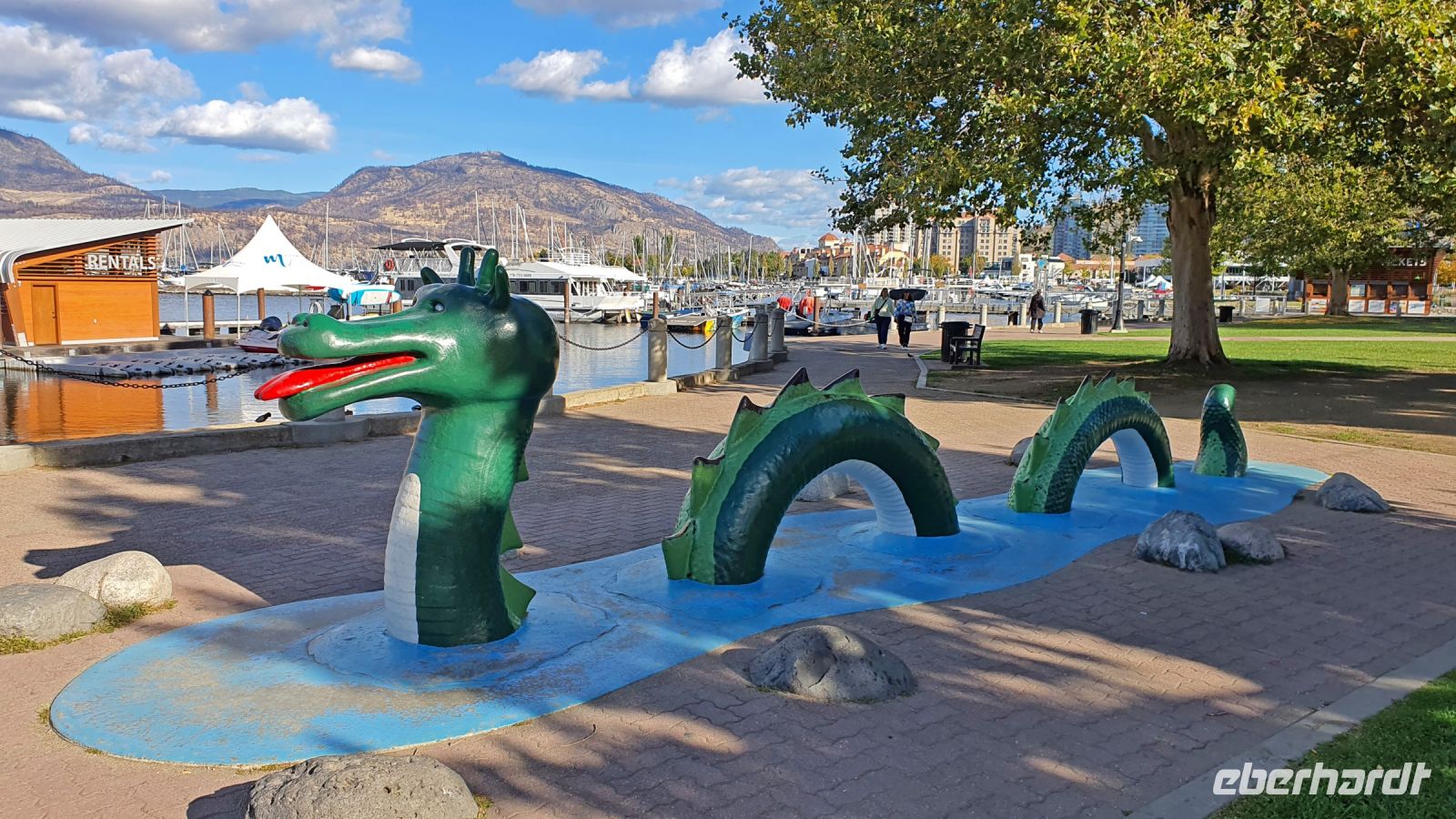 Wasserdämon Ogopogo in Kelowna - Nessie vom Okanagan Lake