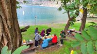 Picknick am Seton Lake bei Lillooet