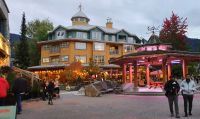 Abendstimmung im Olympiaort Whistler