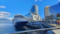 Kreuzfahrtschiff Nieuw Amsterdam in Vancouver - Holland America Line