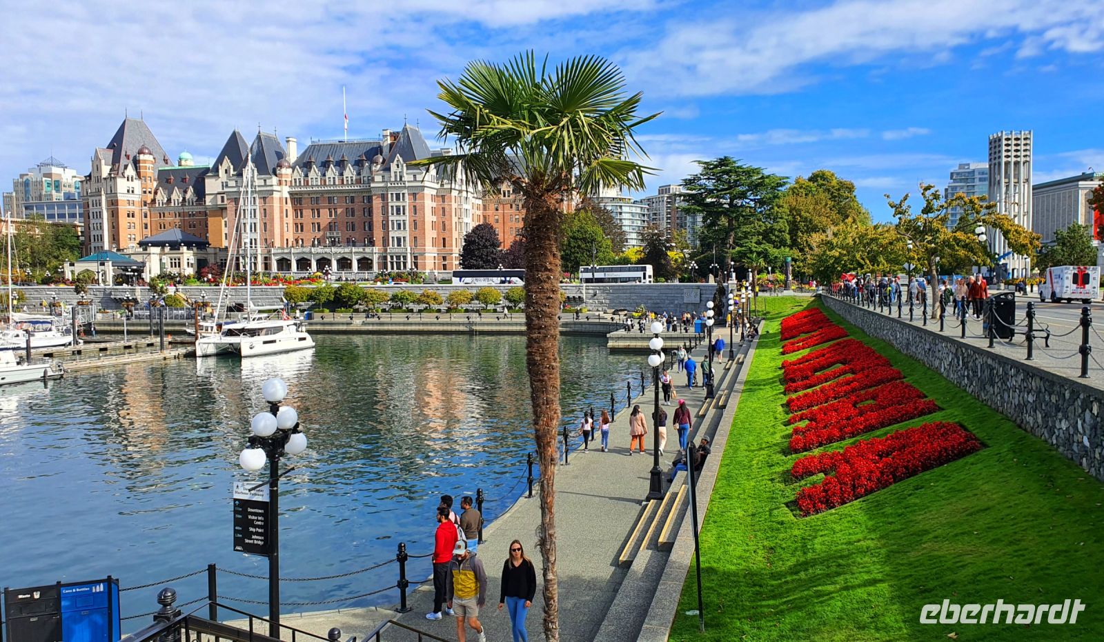 Empress Hotel am Hafen von Victoria auf Vancouver Island