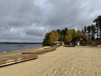 8. Tag – Erholung am Lac Taureau – Strand bei der Auberge du Lac Taureau